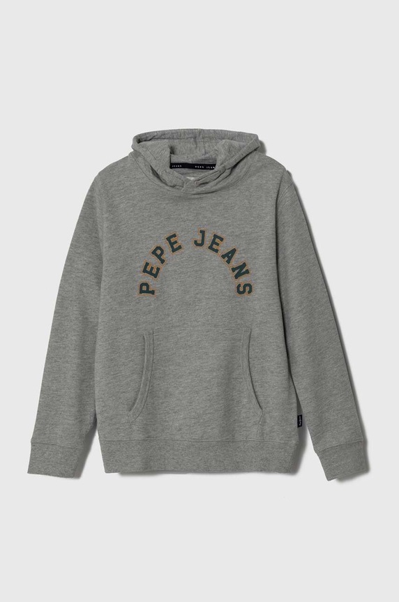 Pepe Jeans bluza dziecięca z kapturem szary PB581525