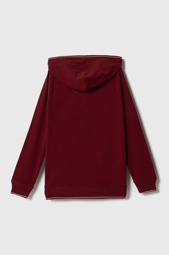 Pepe Jeans bluza cu doua fete copii PB581537 burgundia AW23