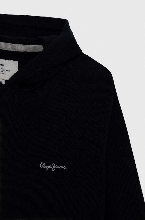 Αγορίστικα Παιδική βαμβακερή μπλούζα Pepe Jeans PB701207 σκούρο μπλε