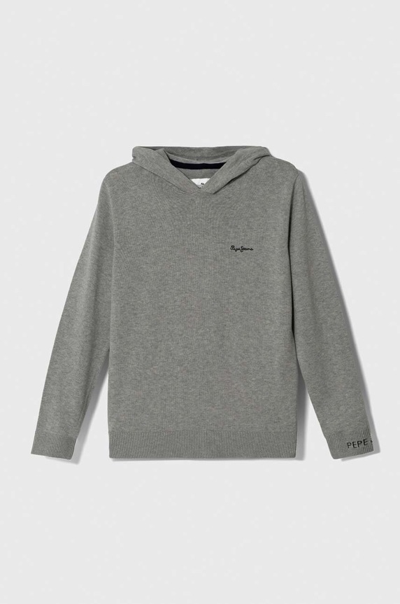 Pepe Jeans bluza bawełniana dziecięca bawełna szary PB701207