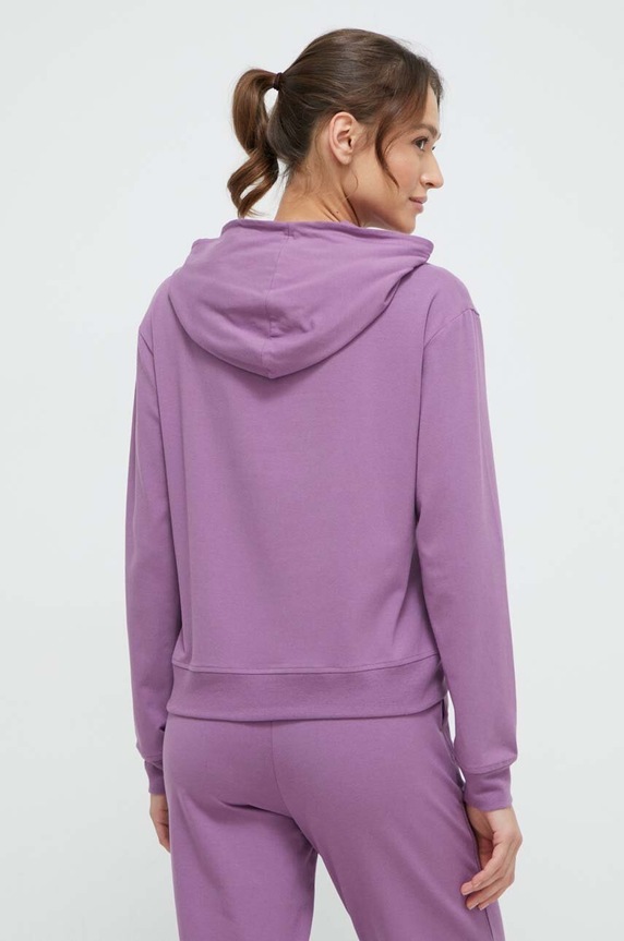Odzież HUGO bluza lounge SHUFFLE_HOODIE 50490594 fioletowy