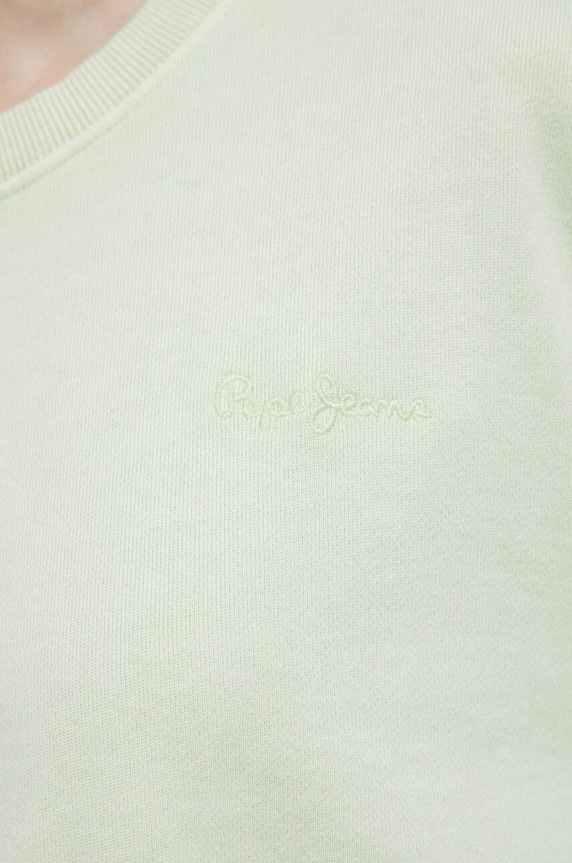 Pepe Jeans bluza bawełniana ADRIANA PL581356.610 zielony