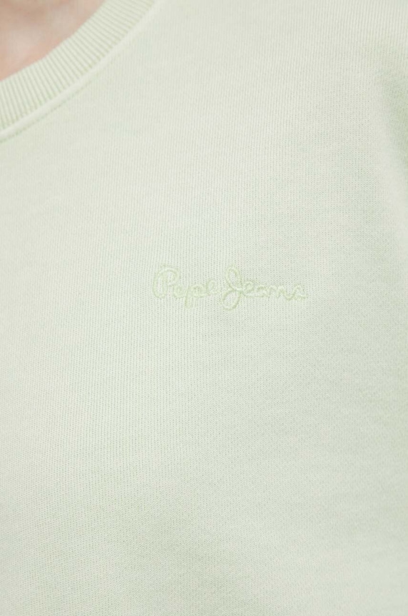 Pepe Jeans bluza bawełniana ADRIANA PL581356.610 zielony