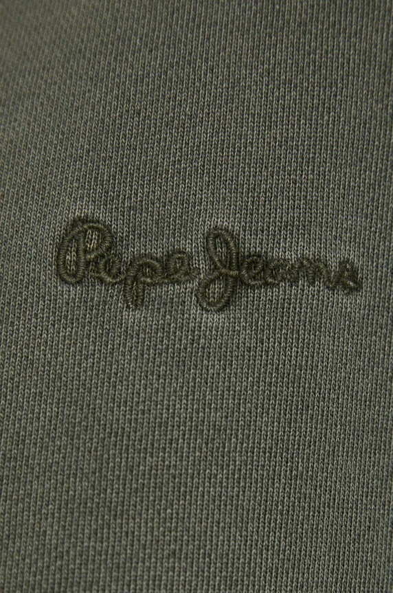 Pepe Jeans felpa in cotone PL581356.728 verde
