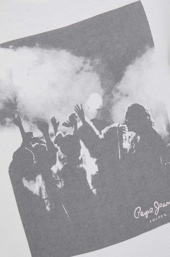 Pepe Jeans pamut melegítőfelső PL581363.808 bézs