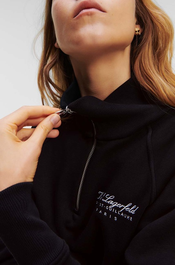 Karl Lagerfeld bluza 235W1809 czarny AW23