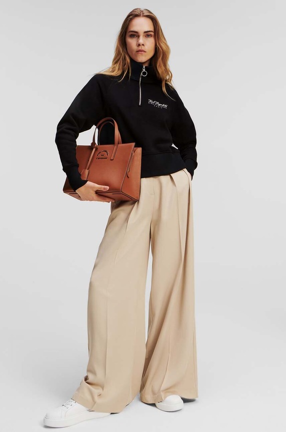 Karl Lagerfeld bluza 235W1809 czarny