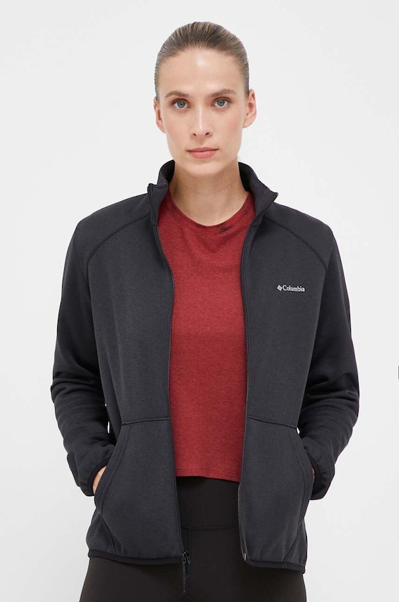 Columbia sportos pulóver Col Hike Tech fekete 2051653