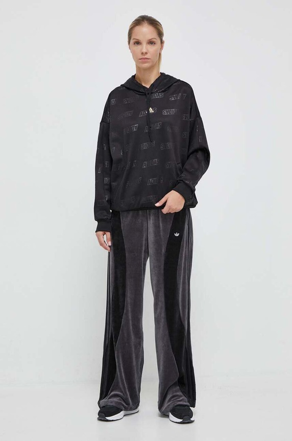 Mikina adidas IM2586 čierna AW23