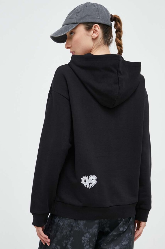 Ruházat adidas pamut melegítőfelső IJ8774 fekete