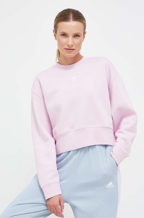 Mikina adidas Originals růžová IJ9771