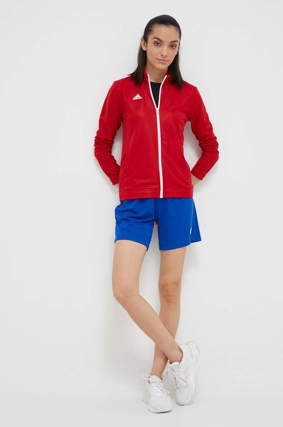 Tréninková mikina adidas Performance Entrada 22 H57562 červená AW23