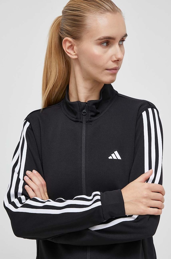 Tréningová mikina adidas Performance Training Essentials čierna HZ5615