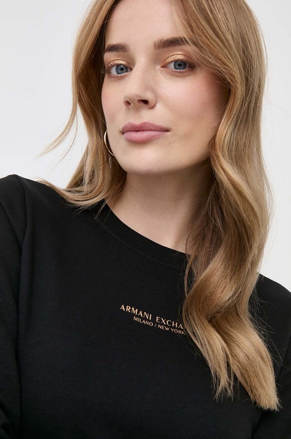 Mikina Armani Exchange černá 8NYM29.YJE5Z