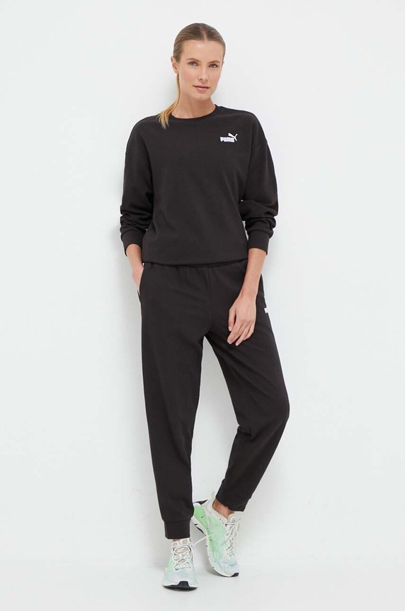 Mikina Puma 675965 čierna AW23