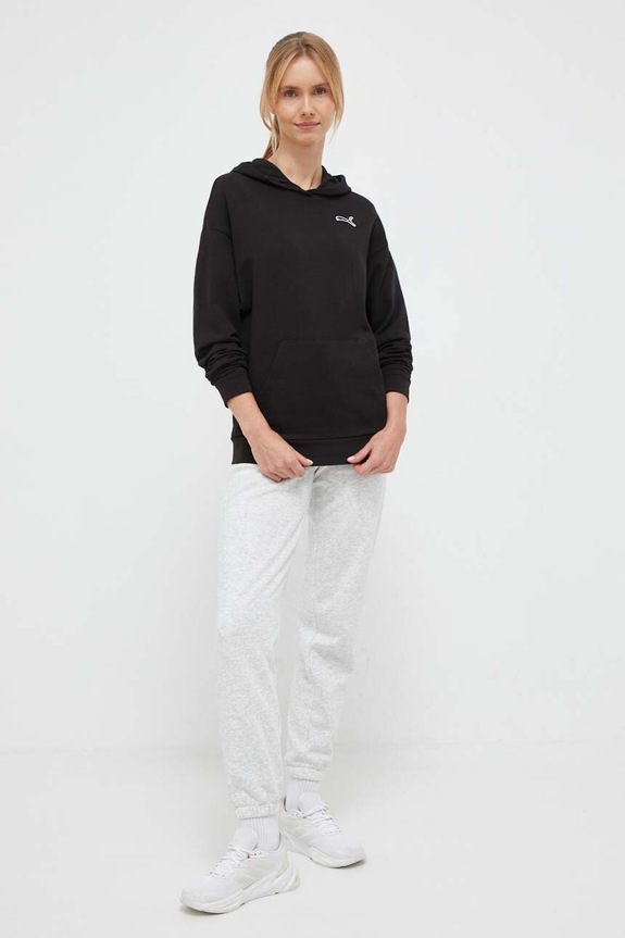 Puma pamut melegítőfelső BETTER ESSENTIALS 675988 fekete SS24