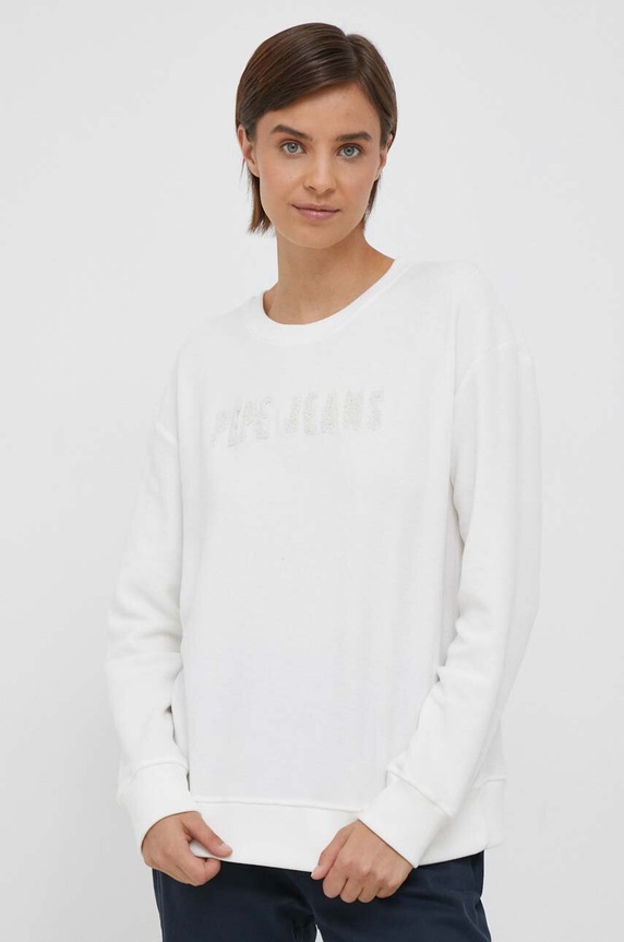 Pepe Jeans felső Cacey aplikációval bézs PL581370.808