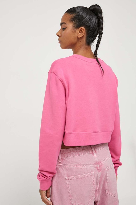 Ruházat Moschino Jeans pamut melegítőfelső 1714.8257 rózsaszín