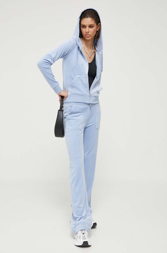 Juicy Couture bluza JCAP176.102 niebieski AW23