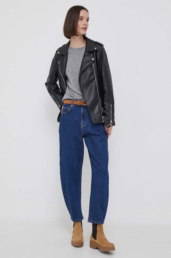 United Colors of Benetton gyapjúkeverék pulóver 1035D1P17.82P. szürke AW23