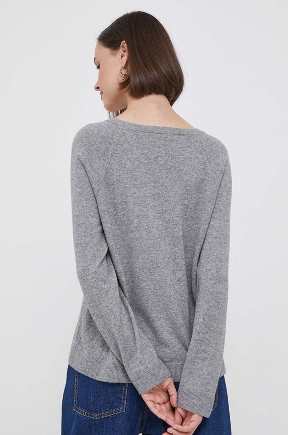 Ruházat United Colors of Benetton gyapjúkeverék pulóver 1035D1P17.82P. szürke