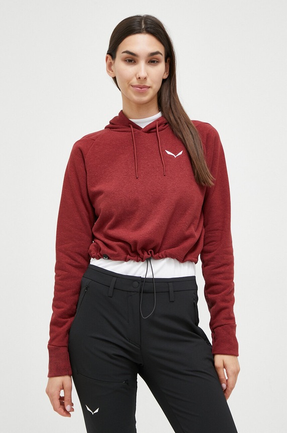 Sportska dukserica Salewa Lavaredo Hemp bordo 00.0000028548