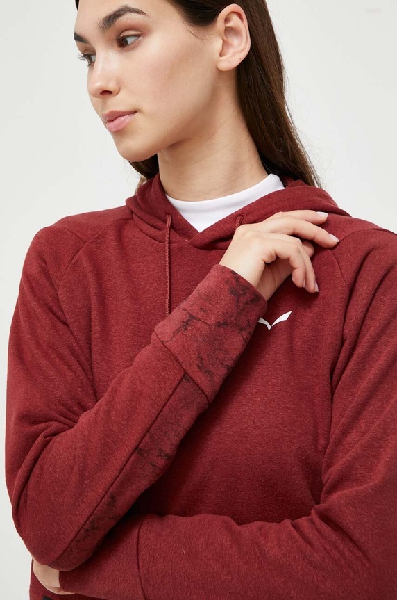 Sportska dukserica Salewa Lavaredo Hemp 00.0000028548 bordo