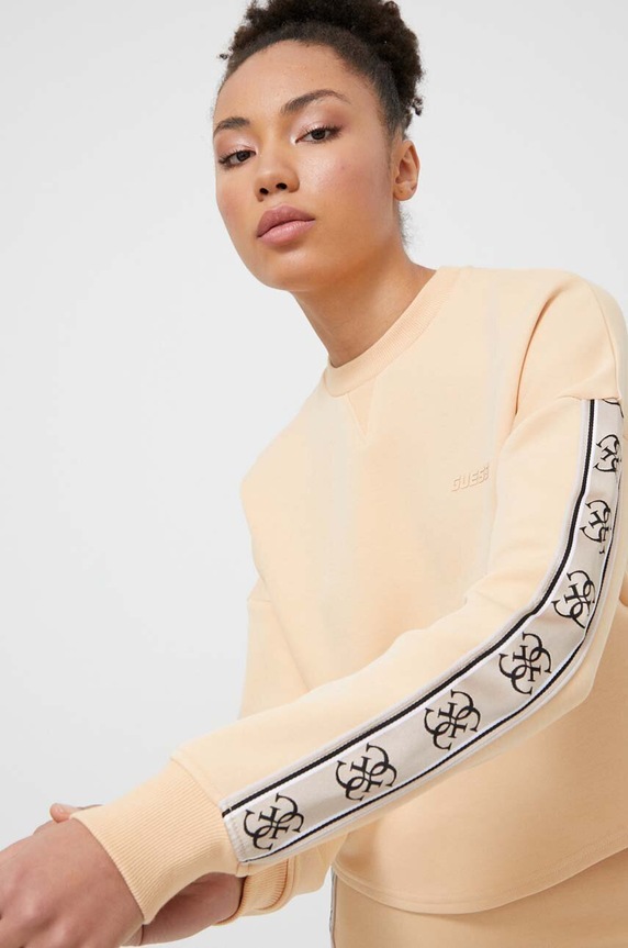 Guess bluza CYMONE beżowy V3BQ16.KB3P2