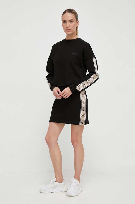 Μπλούζα Guess V3BQ16.KB3P2 μαύρο AW25