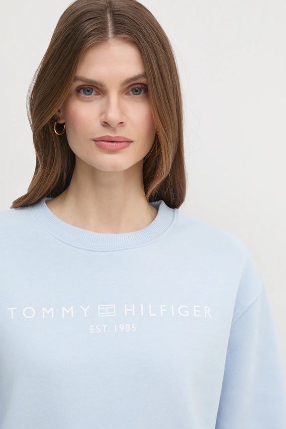 Îmbrăcăminte Tommy Hilfiger bluză WW0WW39791 albastru