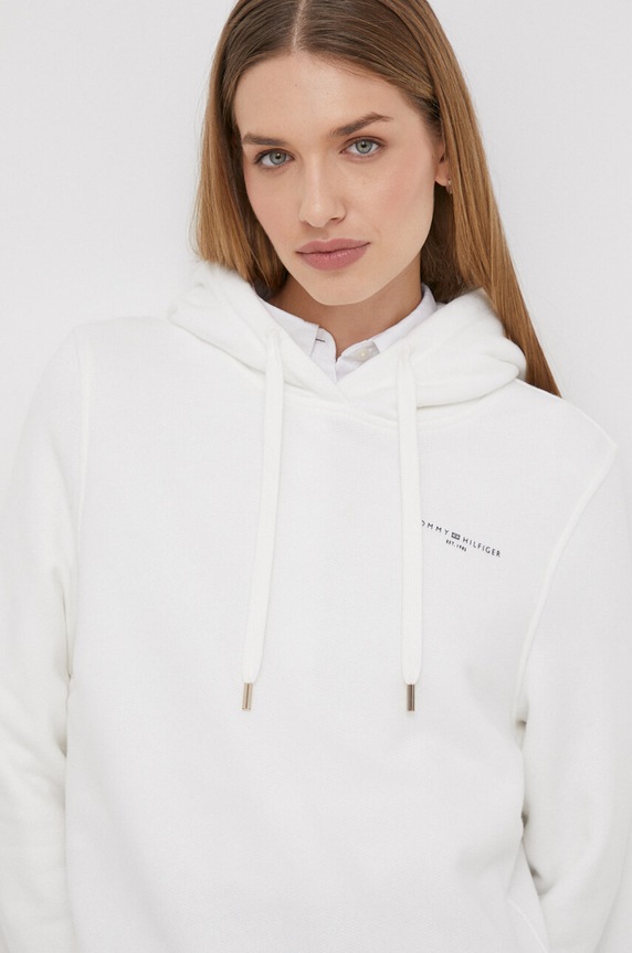 Tommy Hilfiger bluza z kapturem beżowy WW0WW40274