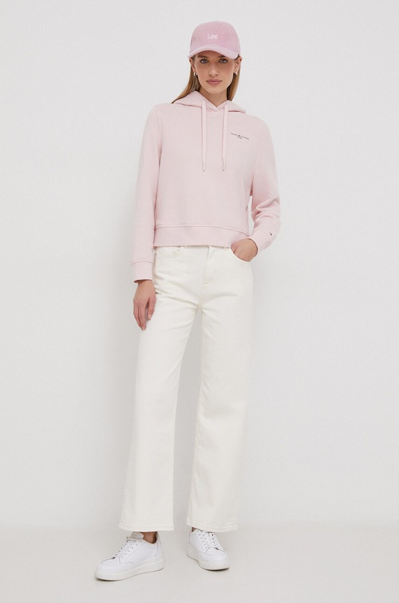 Tommy Hilfiger bluza WW0WW40274 różowy SS24