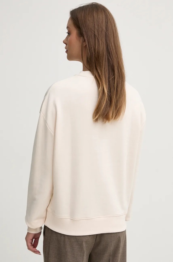 Ρούχα Βαμβακερή μπλούζα Calvin Klein K20K205450 μπεζ