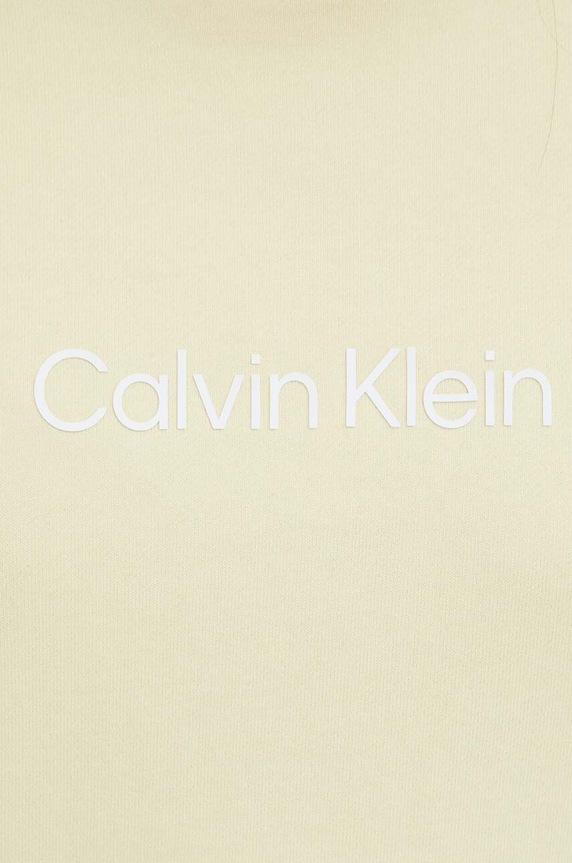 Calvin Klein bluza bawełniana K20K205450 żółty