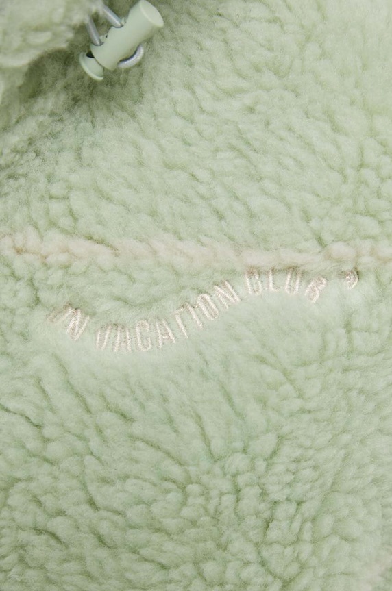 Jakna s dodatkom vune On Vacation OVC.LJ03 zelena