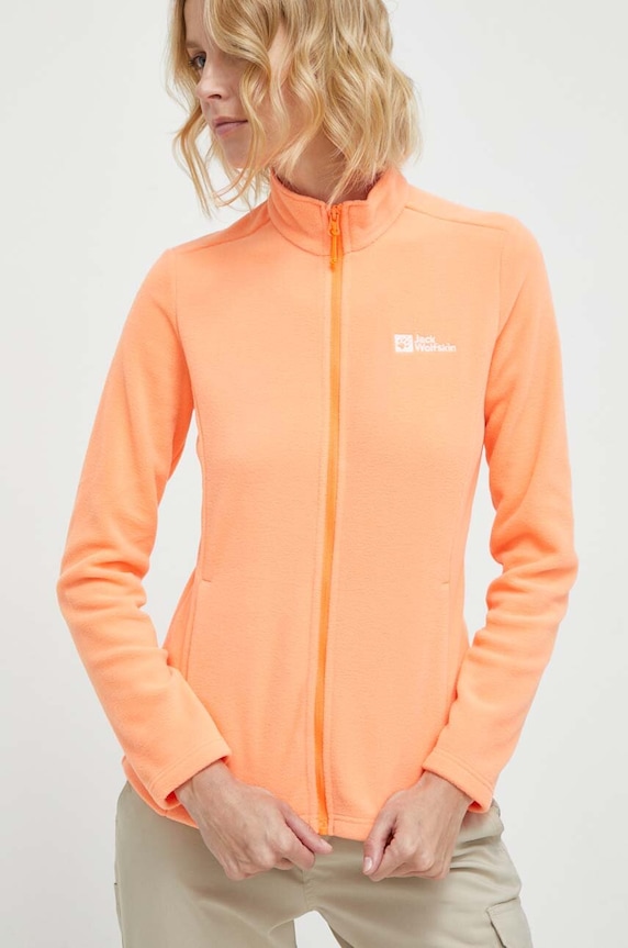 Jack Wolfskin bluza sportowa Taunus pomarańczowy 1711391