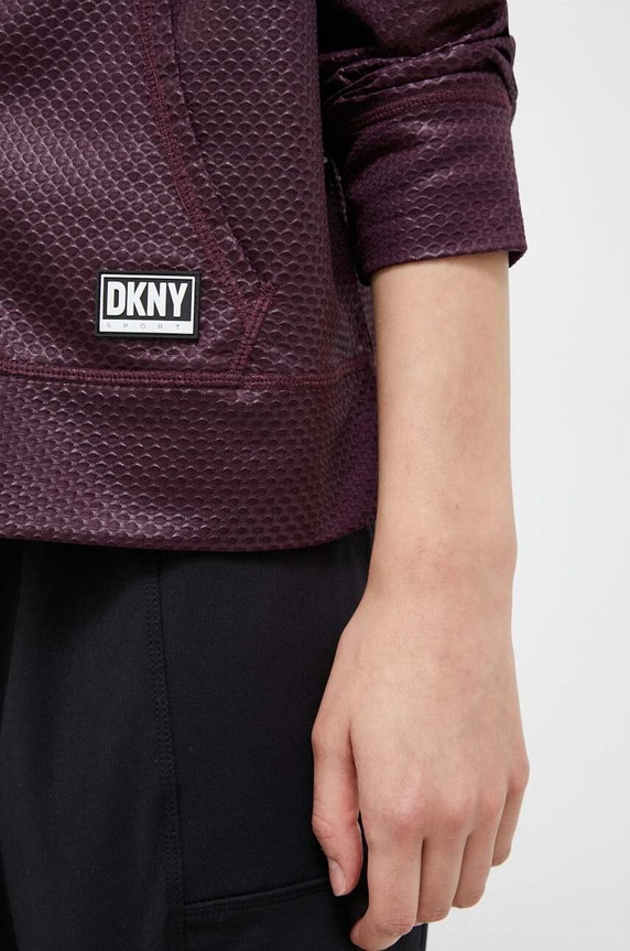 Mikina Dkny DP3J8949 burgundské
