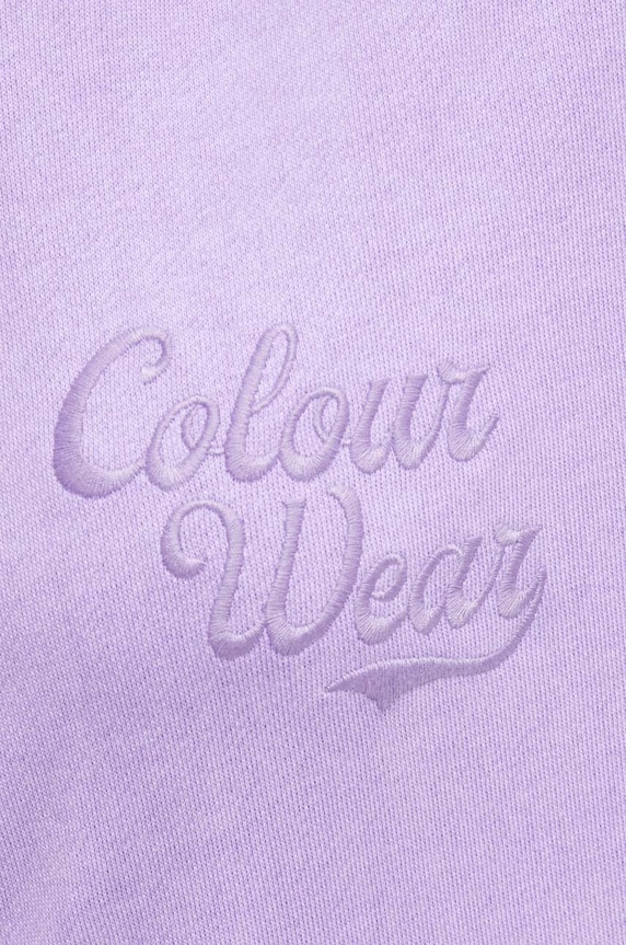 Colourwear bluza bawełniana 7010389 fioletowy