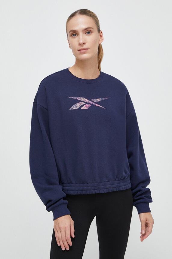 Μπλούζα Reebok MODERN SAFARI στάμπα σκούρο μπλε 100037702