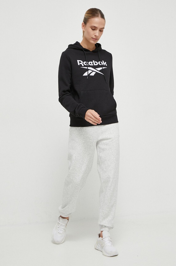 Reebok bluza 100071935 czarny AW23