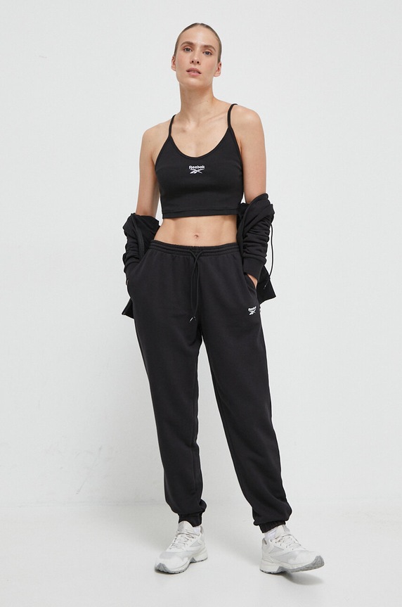 Суичър Reebok 100071705 черен AW23