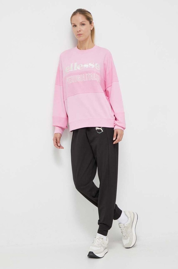Ellesse felpa SGT19239 rosa AW23