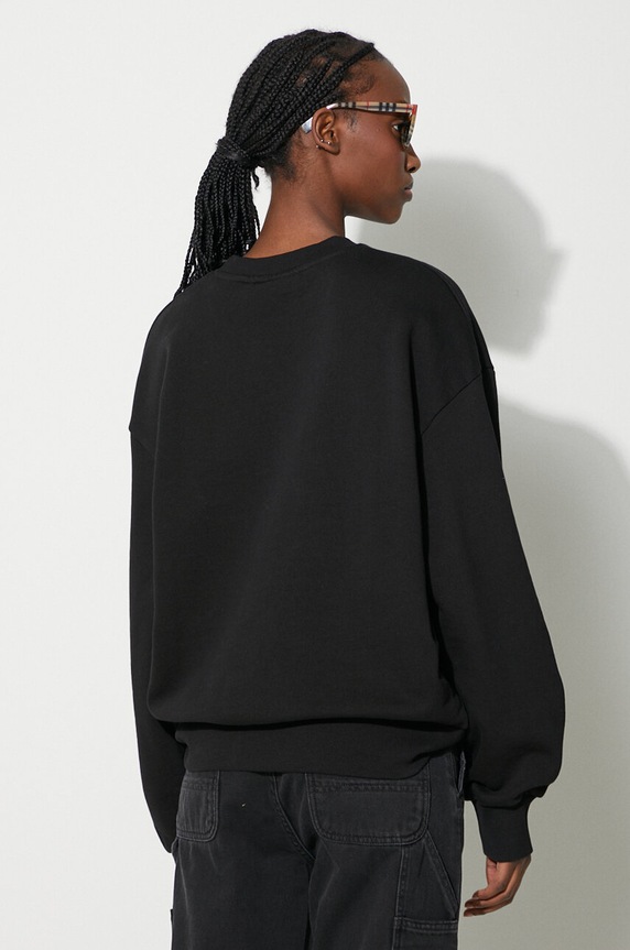 Carhartt WIP bluza bawełniana Casey Sweatshirt I032643.0M4XX czarny AW23