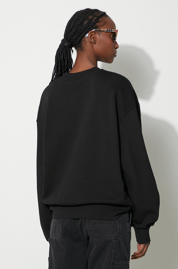 Carhartt WIP bluza bawełniana Casey Sweatshirt I032643.0M4XX czarny AW23