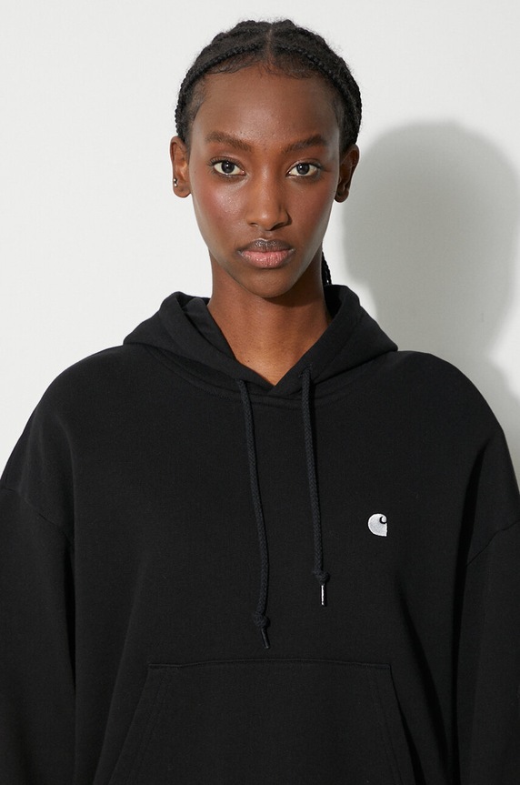 Carhartt WIP cotton sweatshirt I032644.0M4XX black