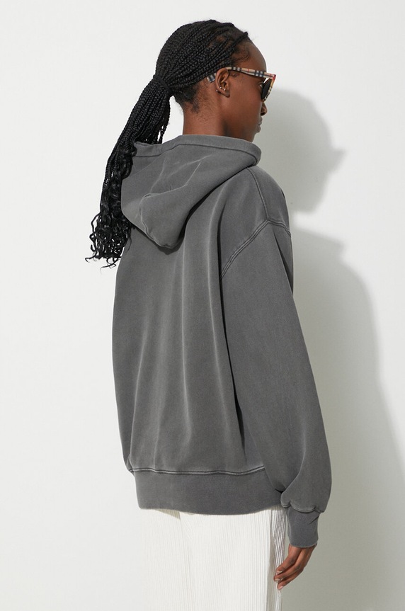 Odzież Carhartt WIP bluza bawełniana Hooded Nelson Sweatshirt I032741.89GD czarny