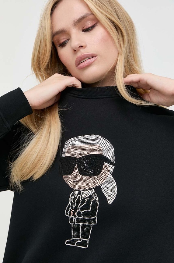 Mikina Karl Lagerfeld černá 235W1870