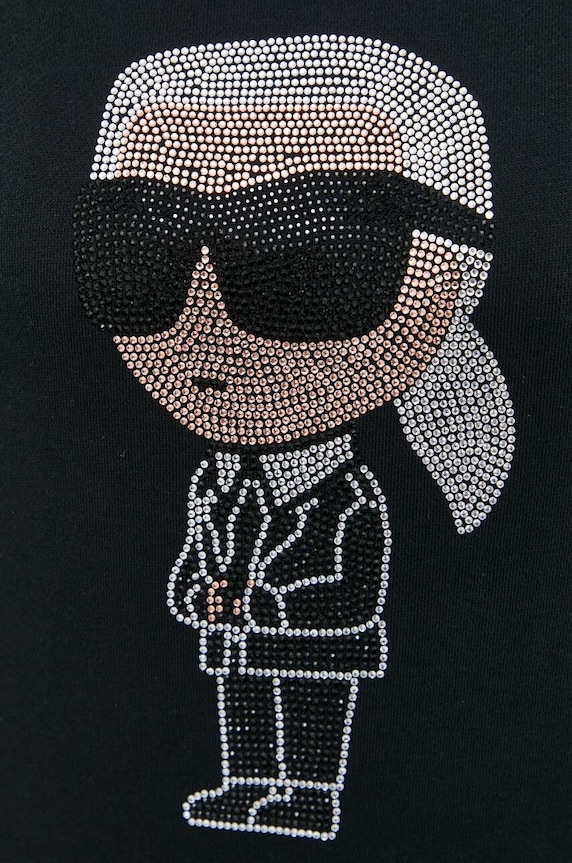 Mikina Karl Lagerfeld 235W1870 černá