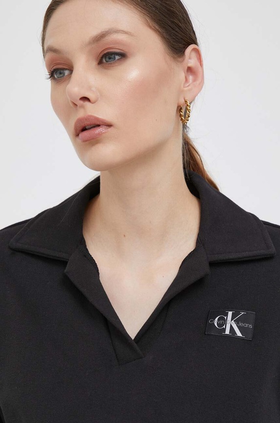 Μπλούζα Calvin Klein Jeans μαύρο J20J222232