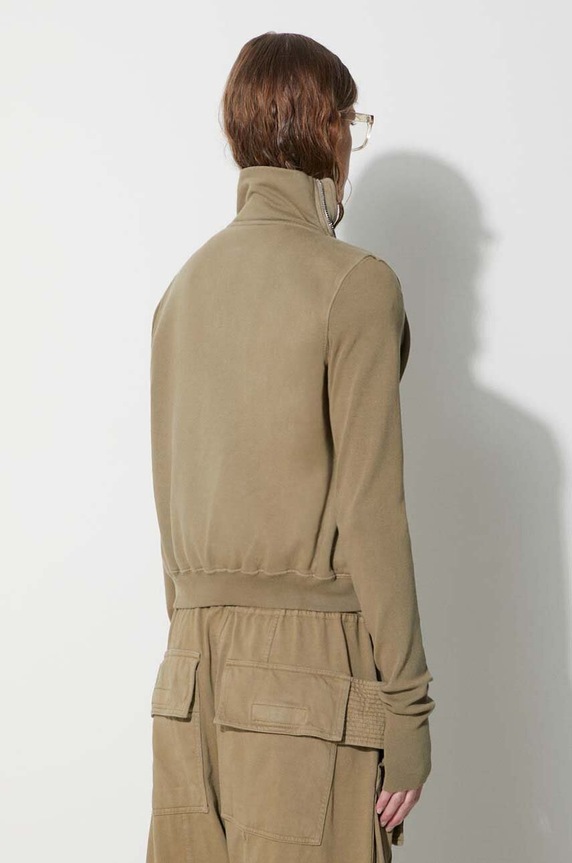 Clothing Rick Owens cotton sweatshirt DS02C5239.F green